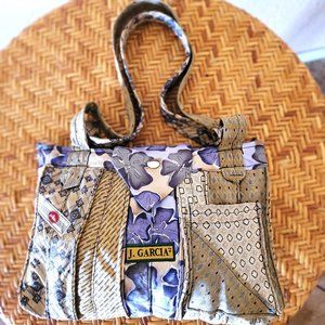 Lisa's Bags and Things Shoulder Crossbody Purse Bag Made of Silk Ties